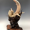 First Breath - Sheep Horn Sculpture #456 - SOLD