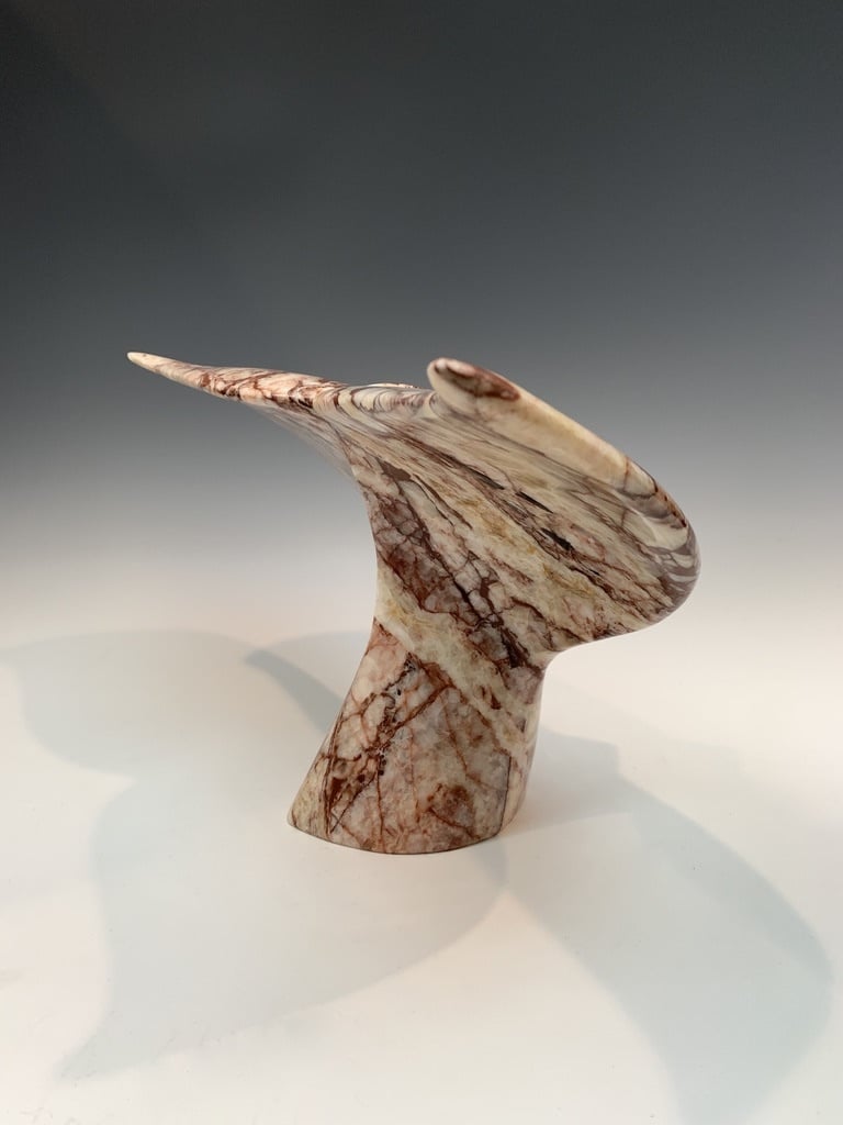 Whale Fluke - Marble Sculpture #466
