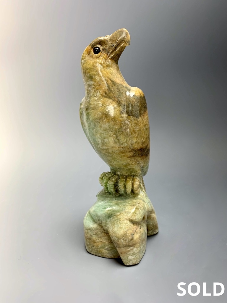 Eagle - Soapstone Carved Sculpture #233 -SOLD
