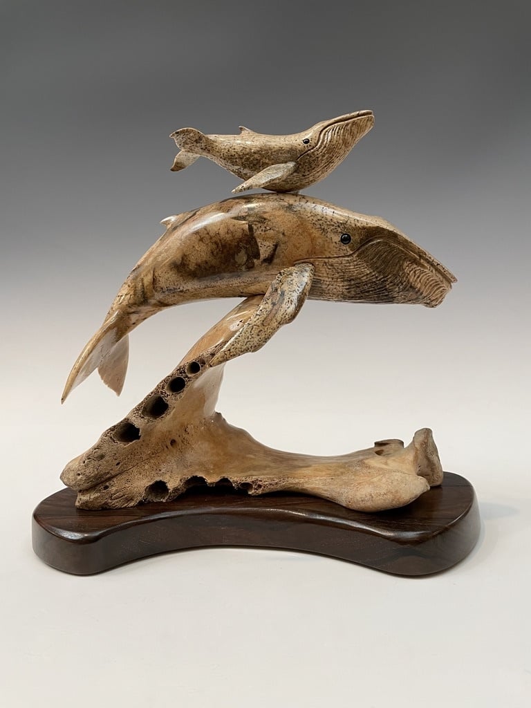 The Protector - Humpback Whale and Calf #475-SOLD