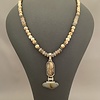 Fossil and Agate Necklace #530