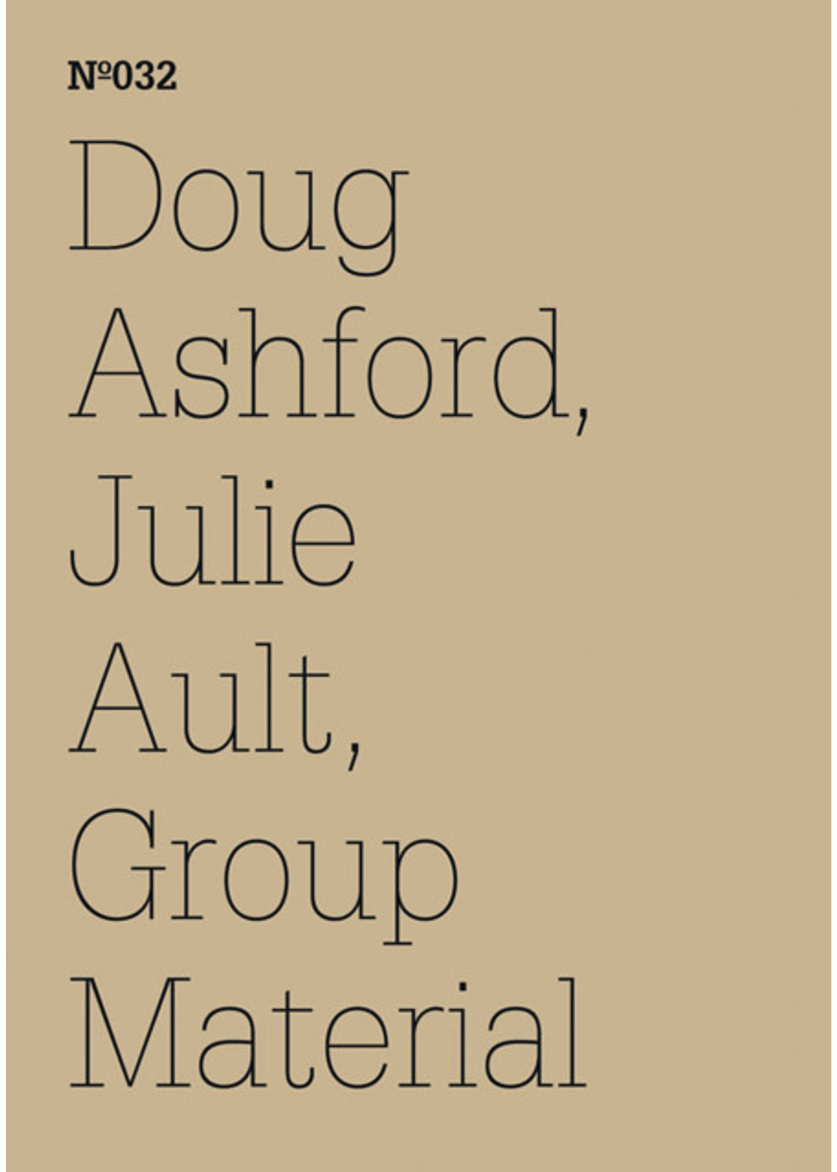 Hatje Kantz Doug Ashford, Julie Ault, Group Material AIDS Timeline