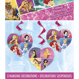 Disney Princess Dream Hanging Swirl Decorations (26") 3/pk