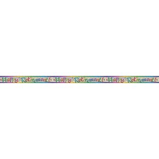 HAPPY RETIREMENT Foil Banner