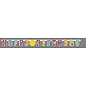 HAPPY BIRTHDAY Jumbo Jointed Banner with Number Stickers