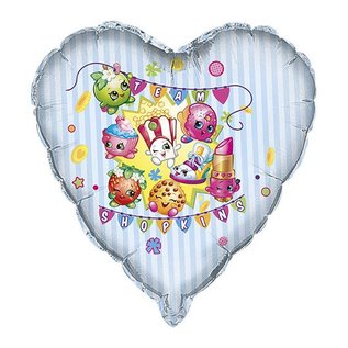 Shopkins 28" Giant Heart Foil Balloon