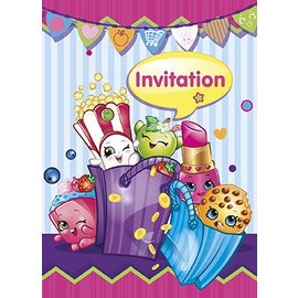 Shopkins Invitations 8/pk