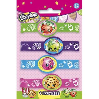 Shopkins Stretchy Bracelets 4/pk