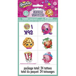 Shopkins Tattoo Sheets 4/pk