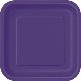 9" Paper Plates (Square)