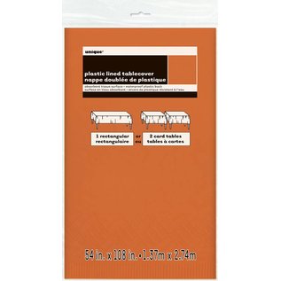 Orange Paper Tablecover