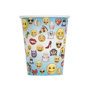 Emoji 9oz. Paper Cups