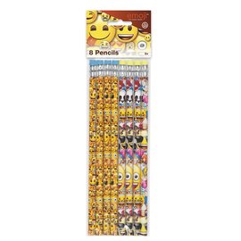 Emoji Pencils 8/pk