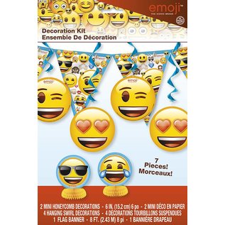 Emoji 7pc. Decoration Kit