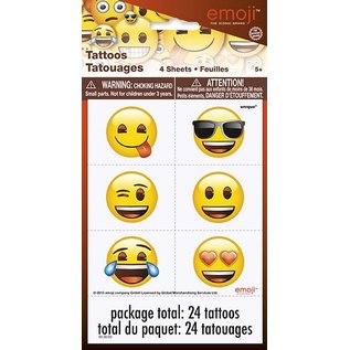 Emoji Tattos (24/pk)