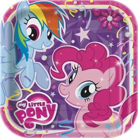 My Little Pony 9" Plates (Square)