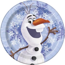 Disney Frozen Winter Olaf 7" Plates
