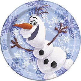 Disney Frozen Winter Olaf 9" Plates