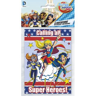 DC SuperHero Girl Invitations