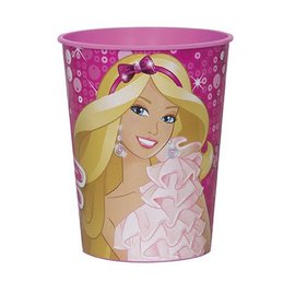 Barbie 16oz. Plastic Cups