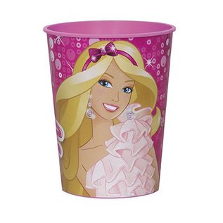 Barbie 16oz. Plastic Cups