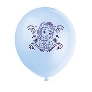 12" Sofia The First Printed Latex Balloons