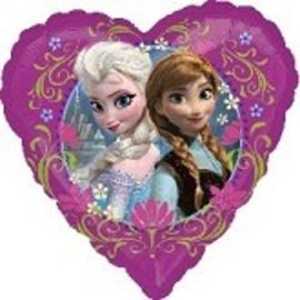 18" Disney Frozen Purple Heart Foil Balloon