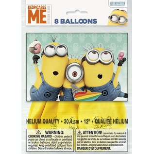 Despicable Me 12" Printed Latex Balloons