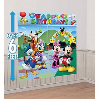 Mickey Mouse 5pc Wall Decoration Kit (Scene Setter)