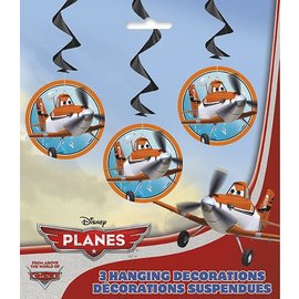 Disney Planes Hanging Swirl Decorations 3/pk (26"L)