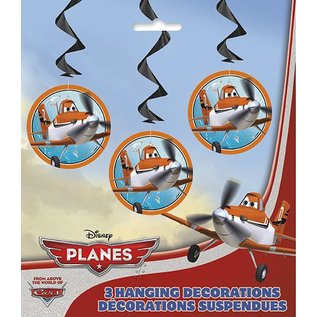 Disney Planes Hanging Swirl Decorations 3/pk (26"L)