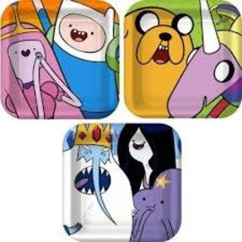 Adventure Time 7" Plates