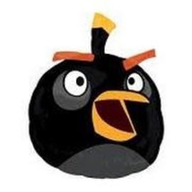 23" Angry Birds Black Bird Foil Balloon