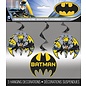 Batman Hanging Swirl Decoration 3/pk (26"L)