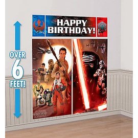 Star Wars 5pc Wall Decoration Kit (Scene Setter)