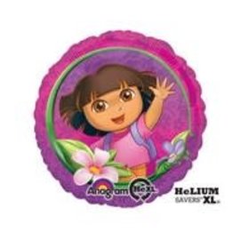 18" Dora The Explorer Waving Foil Balloon