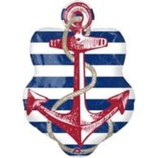 21" Anchors Aweigh Nautical Foil Balloon