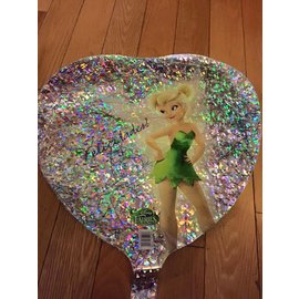 18" TinkerBell Holographic Heart Foil Balloon