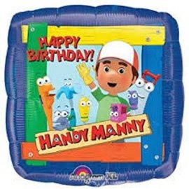 18" Handy Manny Happy Birthday Foil Balloon