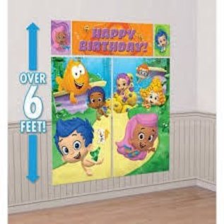 Bubble Guppies 5pc Wall Decoration Kit Scene Setter A Z Rentals