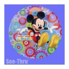 18" Mickey Mouse See-Thru Foil Balloon