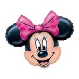 28" Minnie Mouse Head Foil Balloon