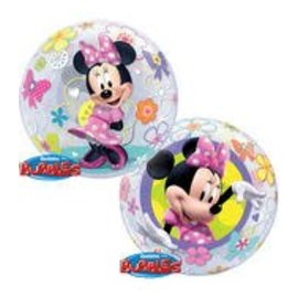 22" Minnie Mouse Bubbles Foil Balloon