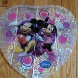 18" Mickey & Minnie Clear Foil Balloon