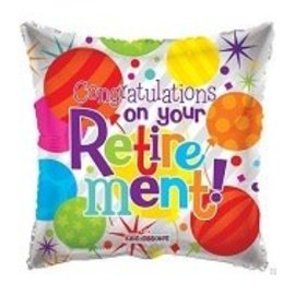 18" "Congratulations on your Retirement" Foil Balloon