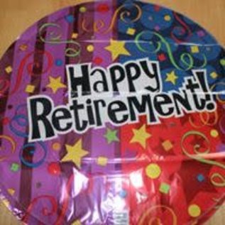 18" Happy Retirement Foil Balloon