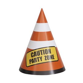 Construction Party Cones (Center pieces)