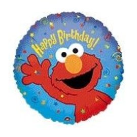 18" Sesame Street Elmo Happy Birthday Foil Balloon