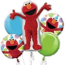 Sesame Street Elmo Foil Balloon Bouquet Kit