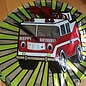 18" Fire Truck Foil Balloon